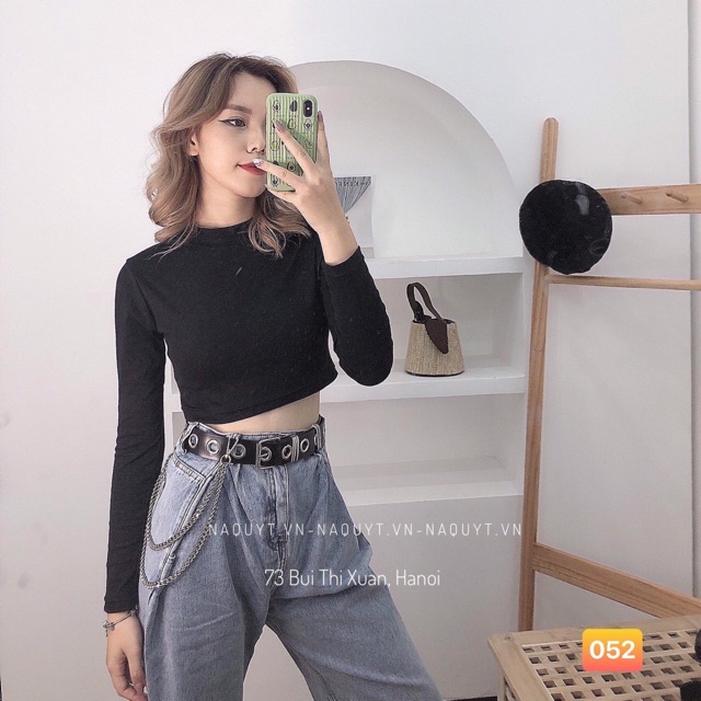 Quần jean ống đứng ly cuốn cá tính, kèm hình thật