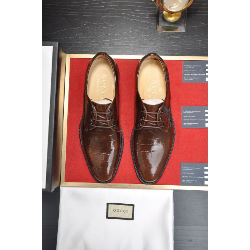 giày tây da nam cao cấp thời trang Gucci GC