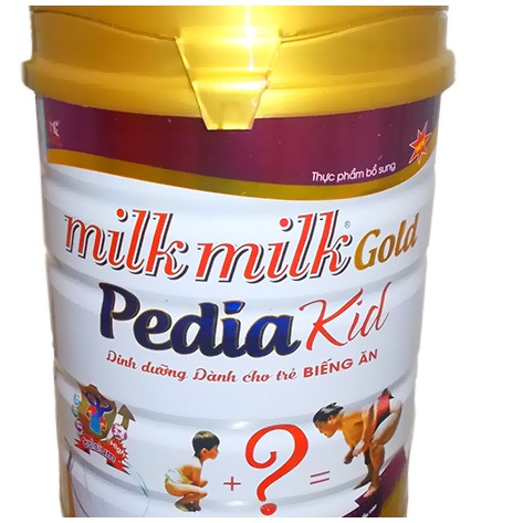 Sữa bột tăng cân Milkmilkgold Pedia Kid cho trẻ nhẹ cân, biếng ăn suy, dinh dưỡng (900g)