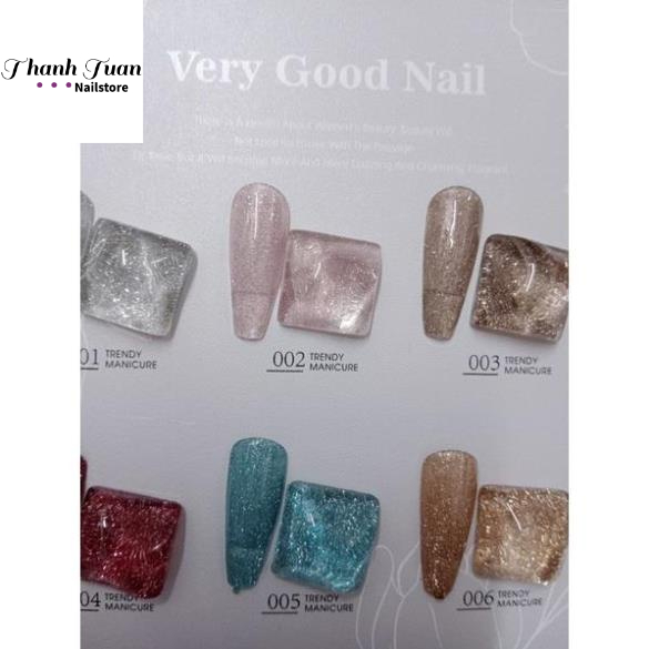 Set sơn gel 9 màu flash Very Good Nail(chính hãng)  - Phụ kiện đồ nail