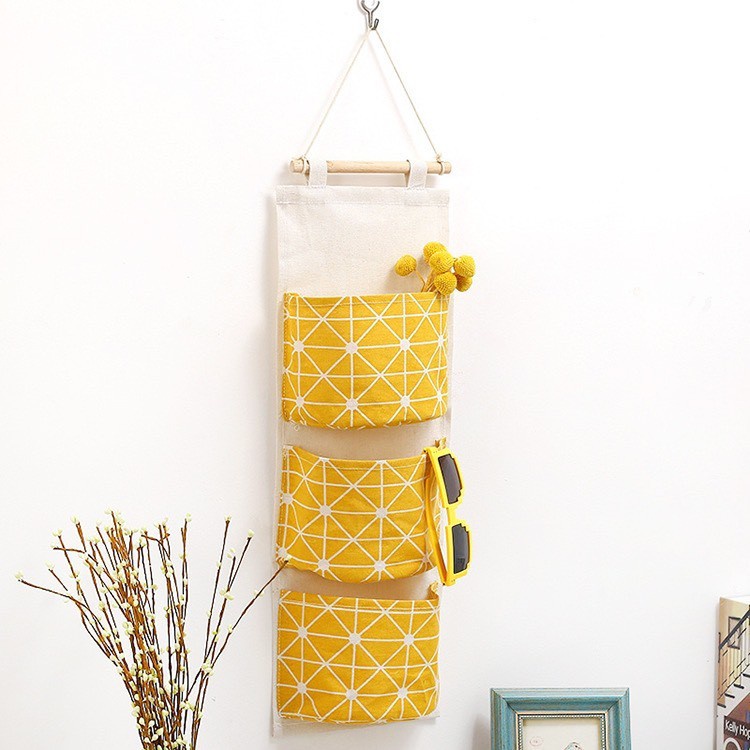 [SIÊU RẺ] Túi Treo Tường 3 Ngăn Đựng Đồ Tiện Dụng 2355 SHOP KHO TỔNG VP88