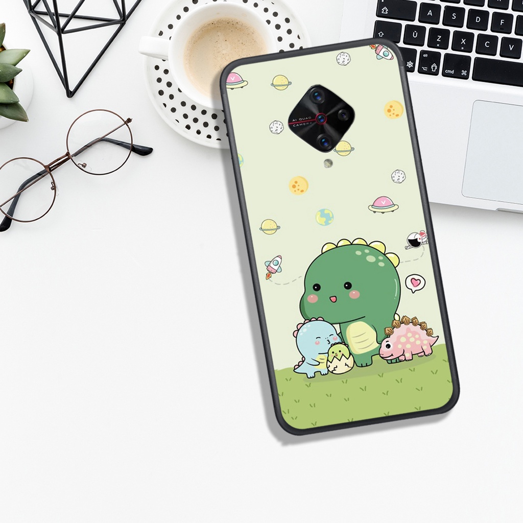 [HOT]ỐP VIVO S1 - S1 PRO , IN HÌNH KHỦNG LONG CHIBI SIÊU DỄ THƯƠNG.