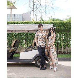 Set áo váy đôi đi biển