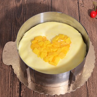 Khuôn ring mousse tròn điều chỉnh 16cm đến 30cm