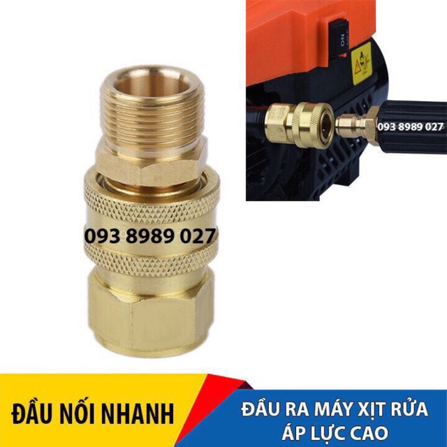 Bộ Khớp Nối Nhanh Đầu Ra Máy Rửa Xe Áp Lực Cao , Máy Xịt Rửa