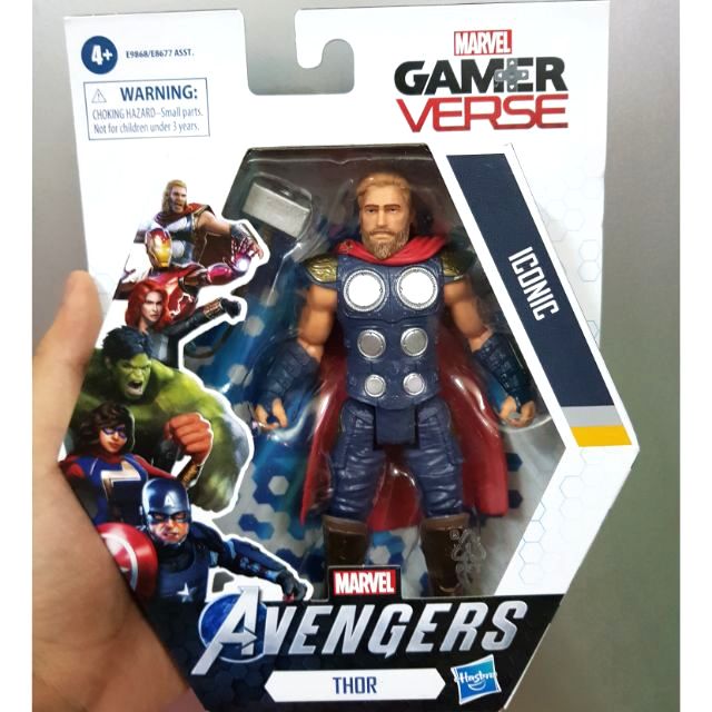 Mô hình figure hasbro real fullbox Thor - Marvel's Avengers Game