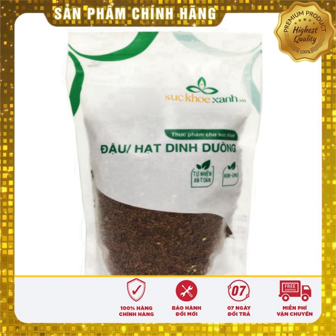 [BÁN SỈ] Hạt lanh Canada 500Gr FREESHIP Hat Lanh Nhập Khẩu Thực Phẩm An Toàn Sức Khỏe