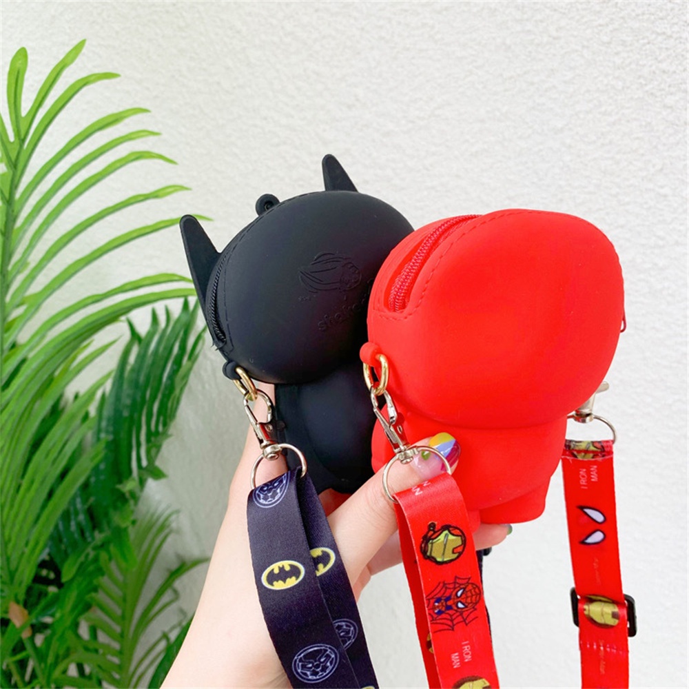 Túi Đeo Chéo Silicone Hình Siêu Anh Hùng Marvel Độc Đáo