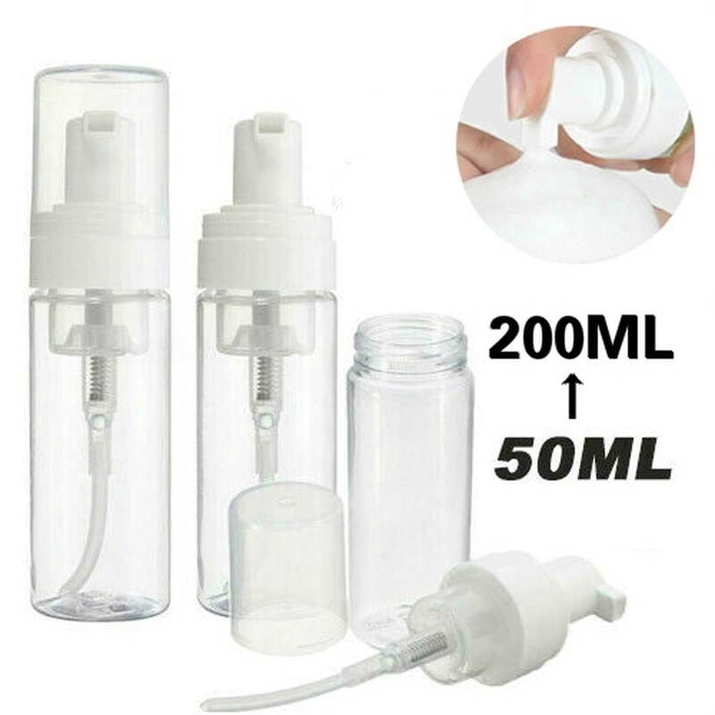Chai Nhựa Rỗng Trong Suốt Dạng Nhấn 50/80/100/150/200ML Dùng Chiết Mỹ Phẩm/Kem Dưỡng Thể