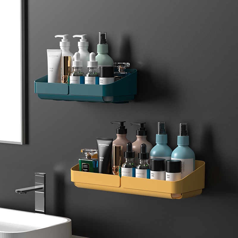 Kệ Đựng Đồ Gắn Tường Không Cần Đục Lỗ Cho Nhà Bếp Nhà Tắm
