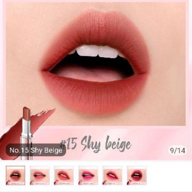 Son laneige layering lip bar màu 15 shy beige