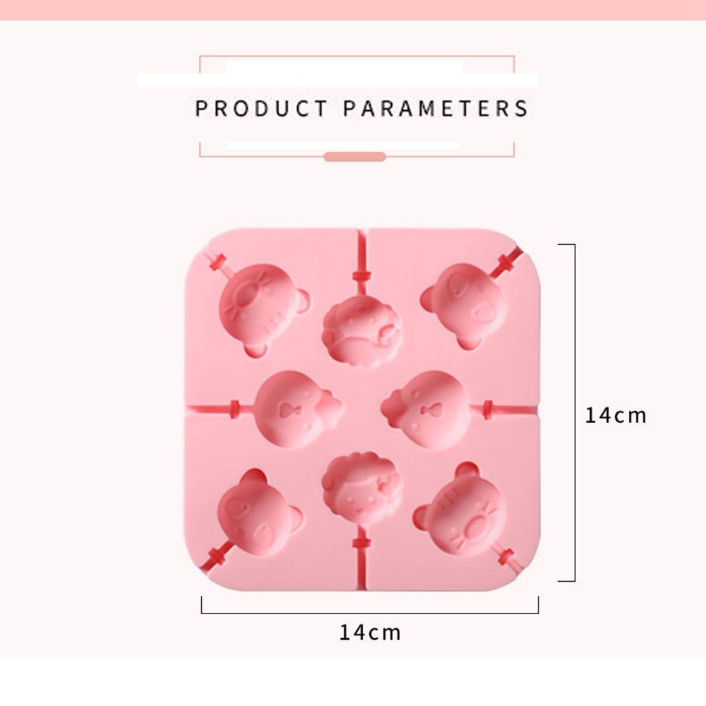 Khuôn silicon làm kẹo mút/chocolate/kẹo đường hình dáng dễ thương