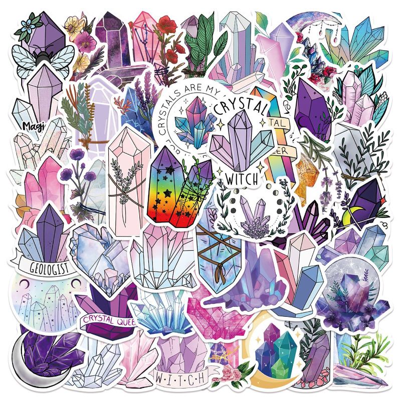 Bộ 50 Miếng Dán Trang Trí Phong Cách Bohemian Chống Thấm Nước