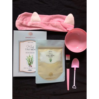 2 Mask Tảo Biển LEMONBEAUTY 🎁cọ + que + băng đô + thẻ tích điểm