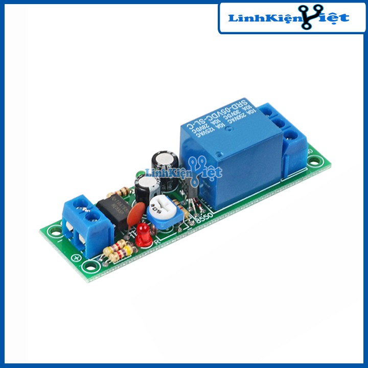 Module Tạo Trễ NE555 Đóng Cắt Relay 5VDC Thời gian 0-60s