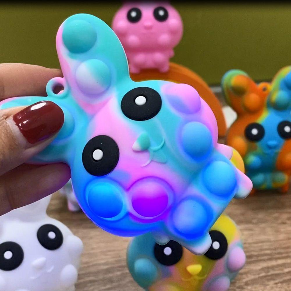 KRNY Móc Khóa Gắn Con Quay Đồ Chơi Fidget Spinner 3D GiúP GiảM Stress
