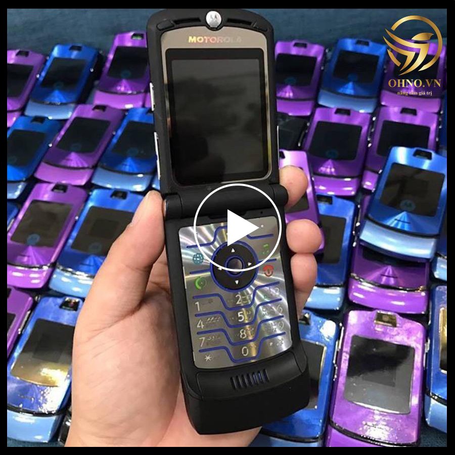 Điện Thoại Motorola v3i Zin Điện Thoại Nắp Gập Motorola v3i Mới Điện Thoại Bật Nắp Chính Hãng Bảo Hành 24 Tháng - OHNO