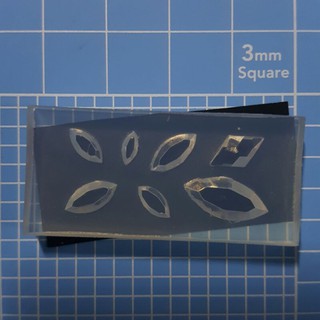 Khuôn silicon đúc hạt đá  resin 3d KHC-04