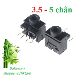 Jack cắm Audio âm thanh 3.5 Jack cái 5 chân (có nhiều loại để chọn)