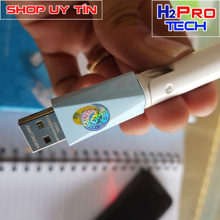 USB Thu wifi cho máy tính - Mercury MW150UH có ăng ten không cần cài đặt cắm là chạy