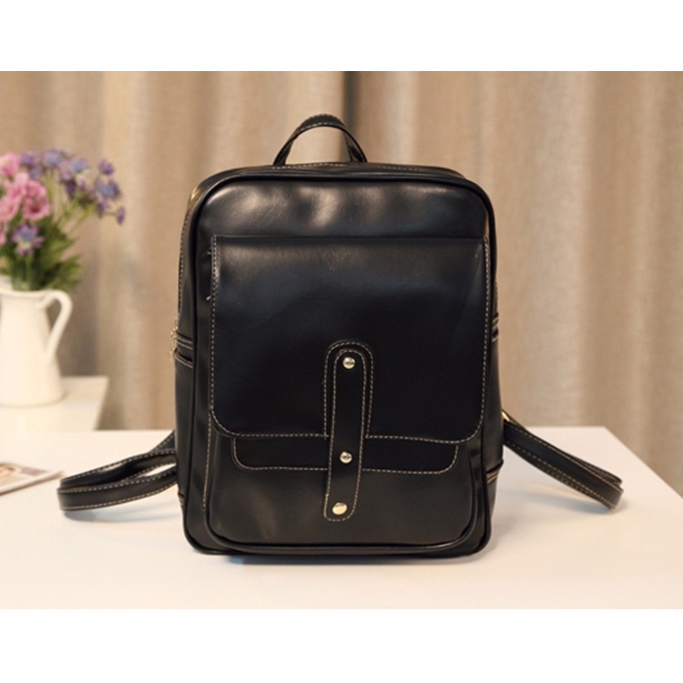 Ba Lô Da PU Phong Cách Hàn Quốc Năng Động Trẻ Trung Dành Cho Nữ