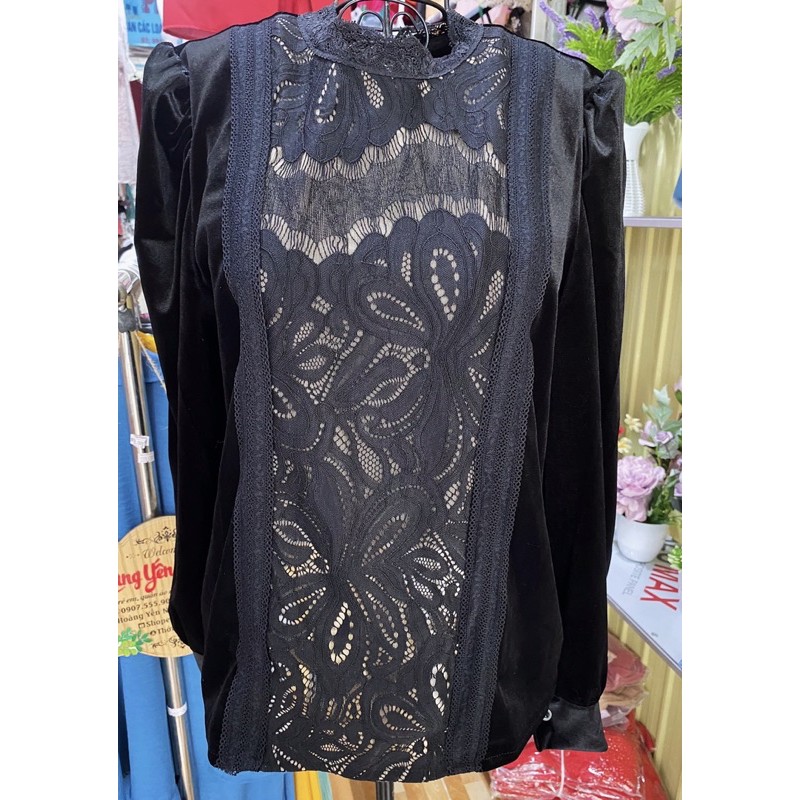 Set Nhung Phối Ren Siêu Đẹp