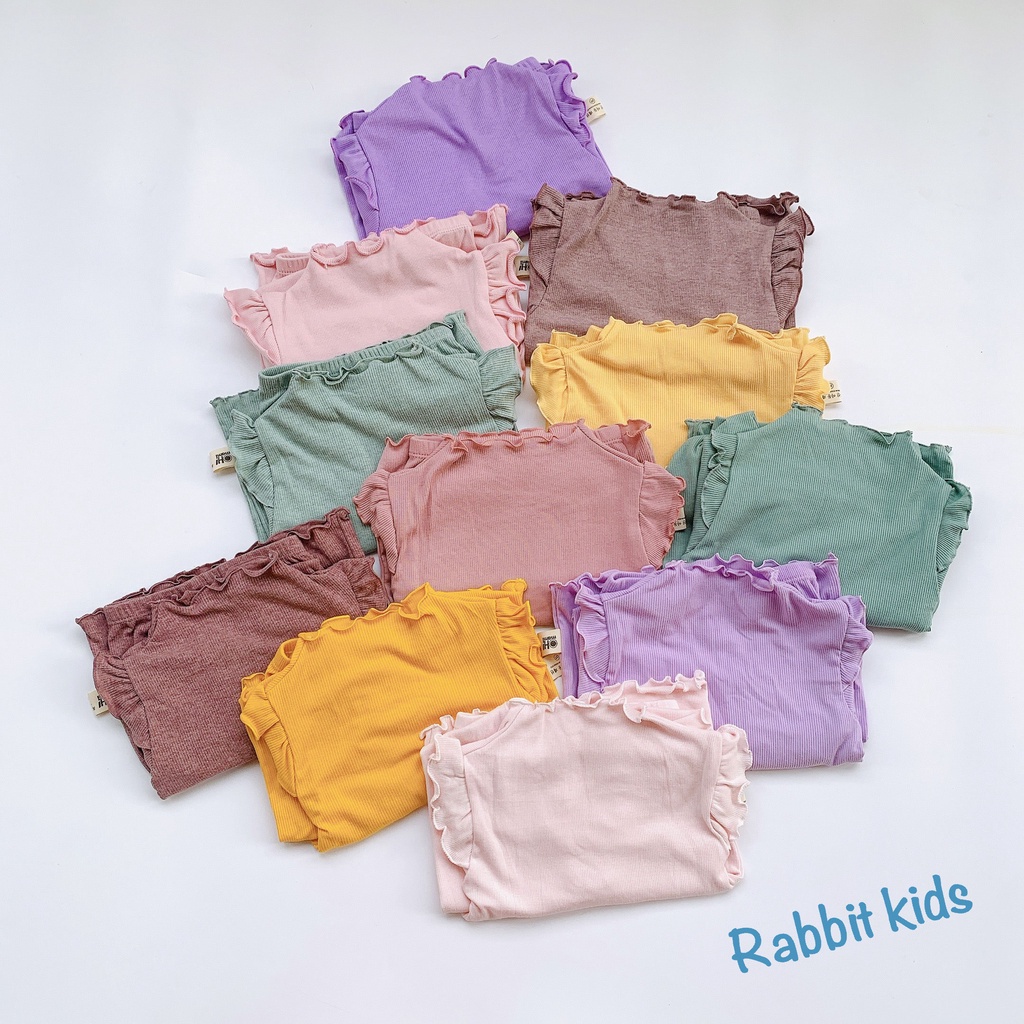 Quần Áo Dài Tay Cho Bé Gái 💝FREESHIP💝 Bộ Thu Đông Trẻ Em 6-20kg Cánh Tiên Dễ Thương Thun Tăm 100% Cotton Mềm Mại