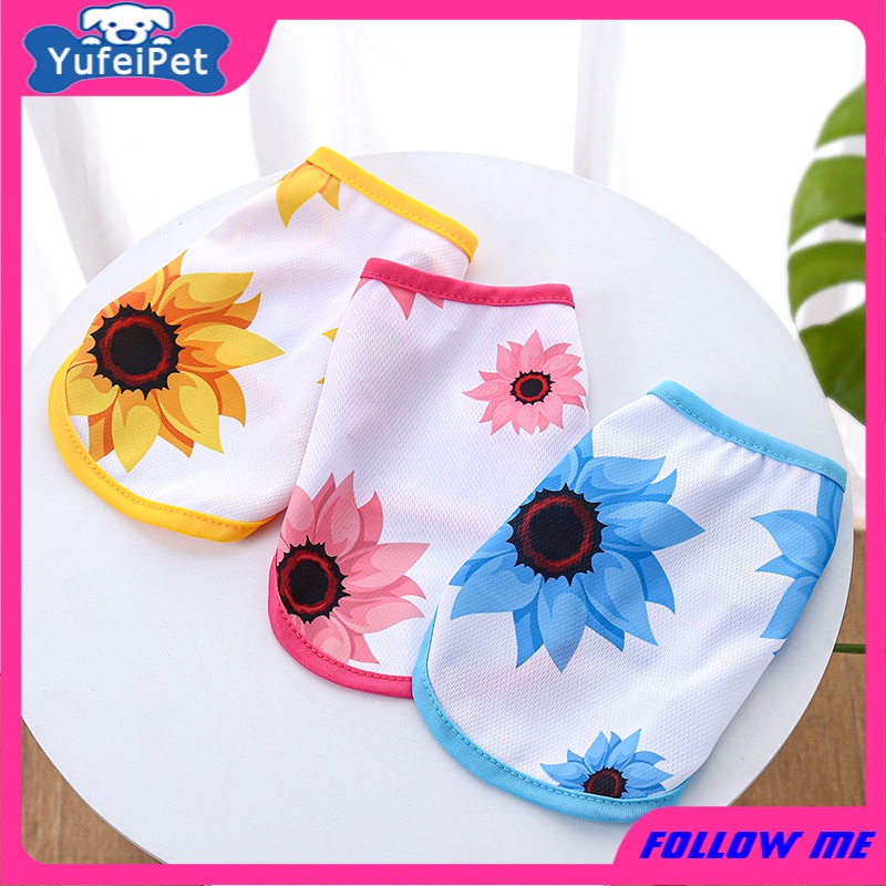 Áo Hai Dây Mỏng Thoáng Khí In Họa Tiết Hoạt Hình Dễ Thương Thời Trang Xuân Hè Cho Cún Cưng