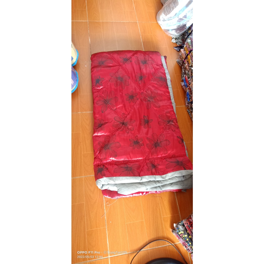 Chăn Bông Đà Lạt 1m6 x 1m9 x 2cm Giá Rẻ Dùng Lót Nằm - Trải Nệm Êm Lưng - Nệm Vải