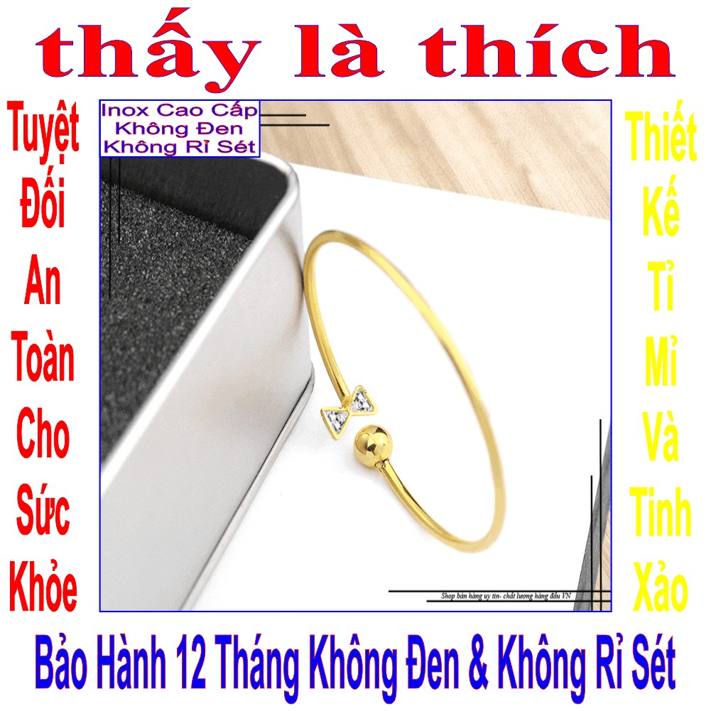 Kiềng đeo chân bé gái kiểu nơ và bi đá Zircon - An toàn cho trẻ - Cam kết 1 đổi 1 nếu hoen, gỉ sét