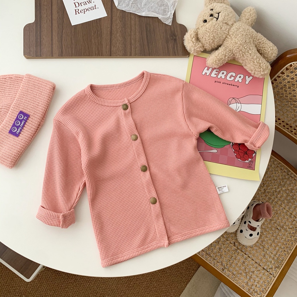Áo khoác cardigan tay dài dành cho trẻ sơ sinh