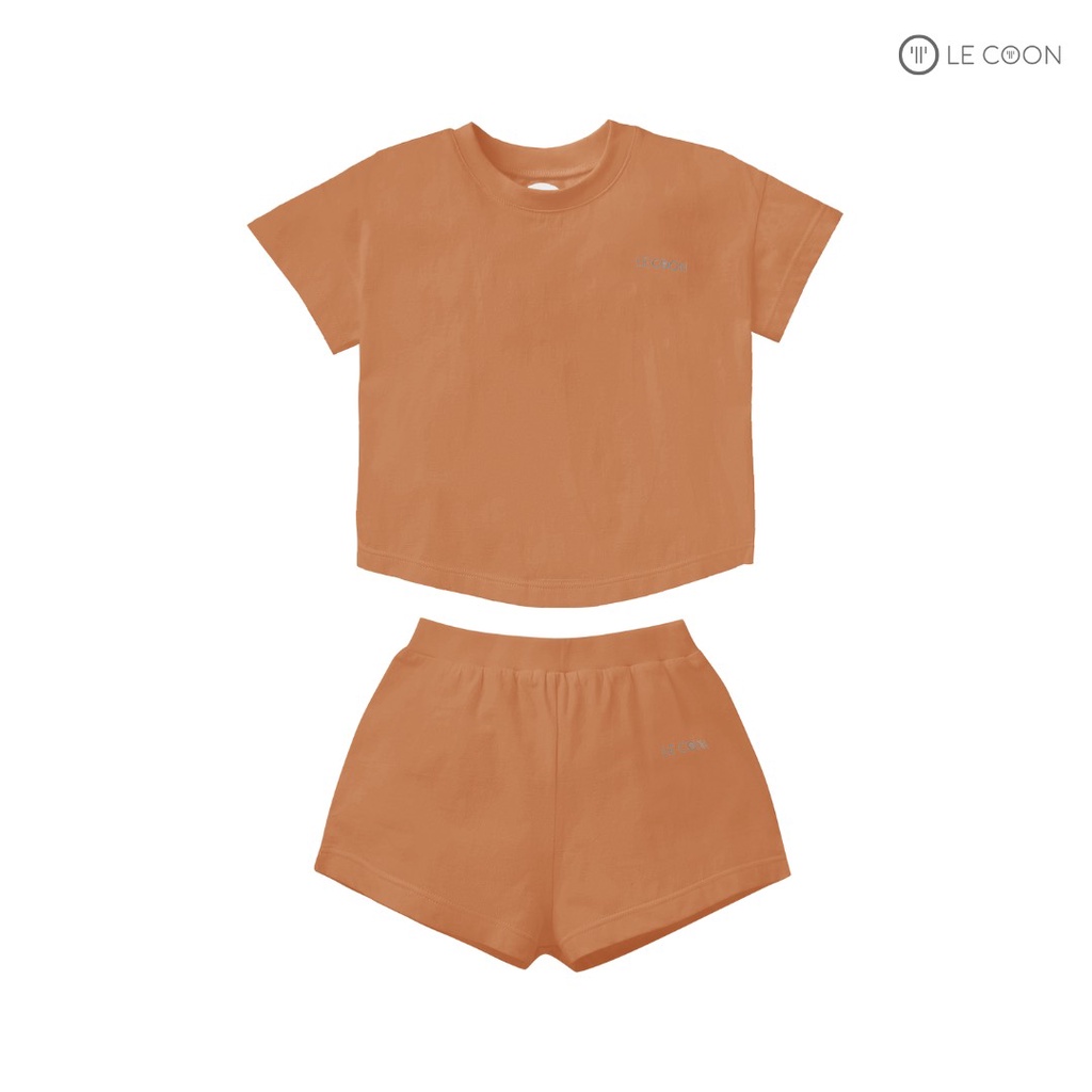 LECOON- LC0875 Bộ đồ chui cổ xuôg cộc tay