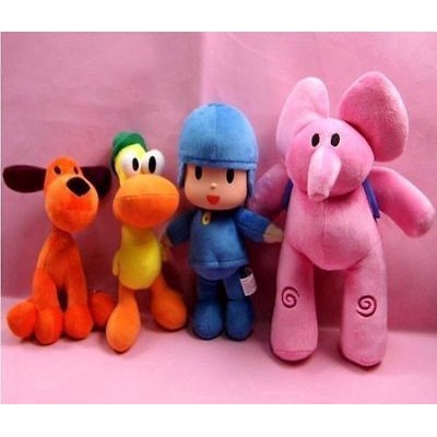 Búp Bê Nhồi Bông Mềm Mại 6 Kiểu Pocoyo Elly Pato Loula Làm Quà Tặng Giáng Sinh