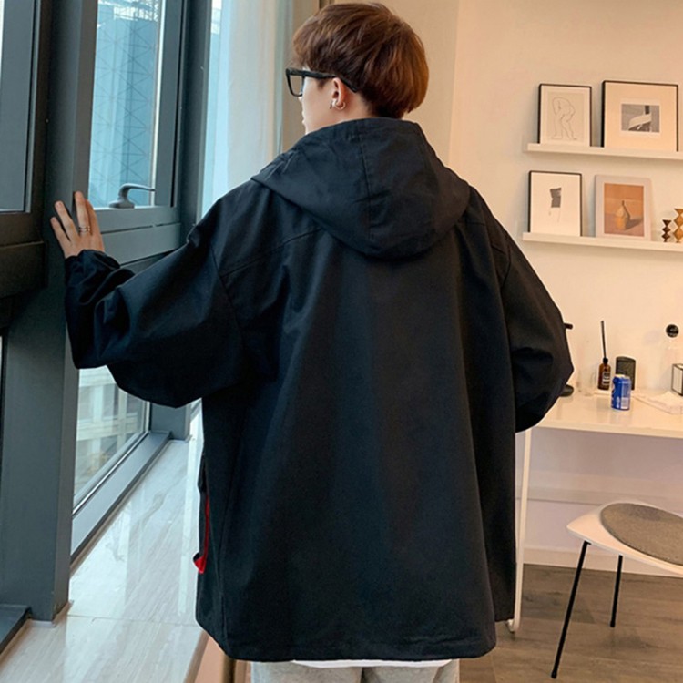 (VIDEO THẬT) Áo Khoác KaKi Nam Hàn Quốc Emo (unisex nam nữ đều mặc được) | BigBuy360 - bigbuy360.vn