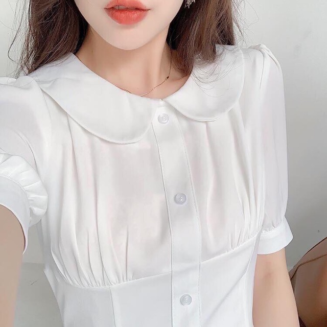 [FREESHIP] 🍒Đầm lụa trắng cổ sen tám mảnh - Hình thật 100% | BigBuy360 - bigbuy360.vn