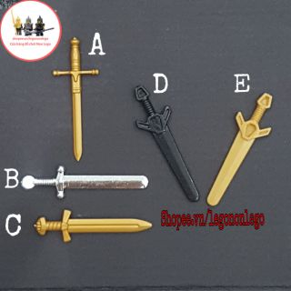 Phụ kiện Lego vũ khí cho minifigure lính trung cổ PGPJ