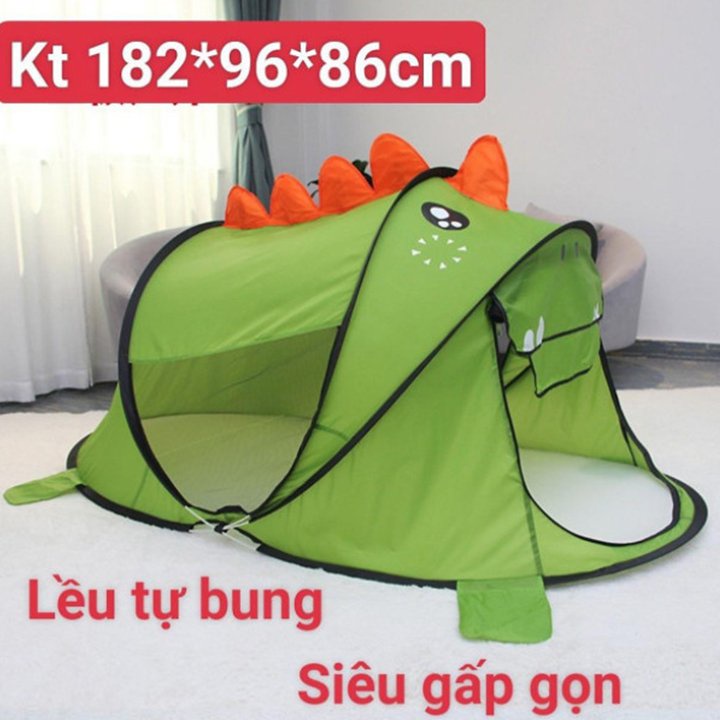 Lều trẻ em tự bung lều cho bé hình động vật dễ thương