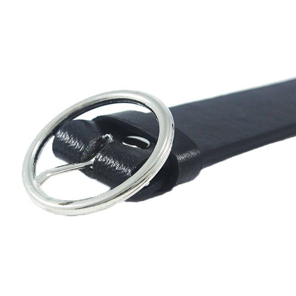 Thắt lưng da PU mặt tròn kim loại dễ thương