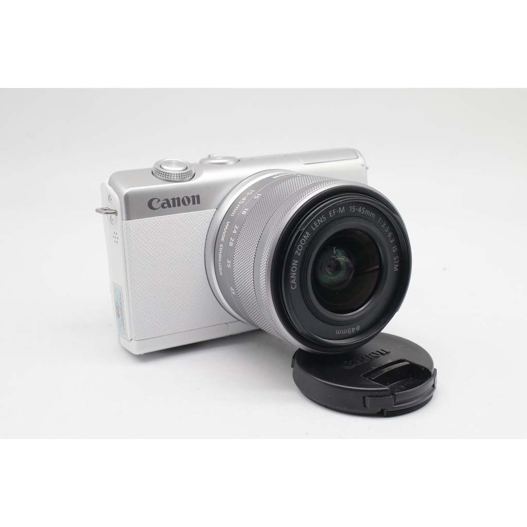 MÁY ẢNH CANON EOS M200 KIT EF-M15-45MM F3.5-6.3 IS STM/ TRẮNG CÒN Bh HÃNG