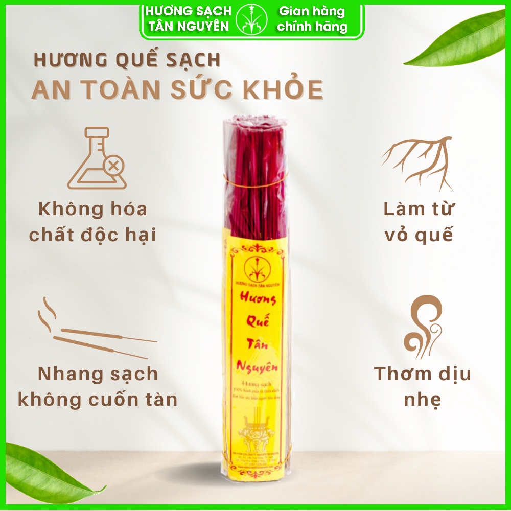 Hương Quế Tân Nguyên, quế cây, nhang quế không hóa chất, không pha trộn ốp nhỏ 50que 70que