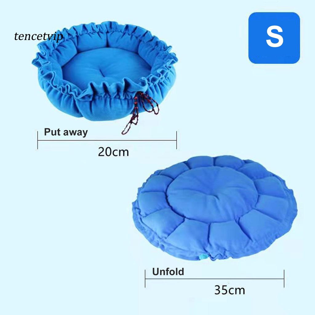 Giường Tròn Siêu Mềm Chống Rách Dùng Để Trang Trí Nhà Cho Thú Cưng