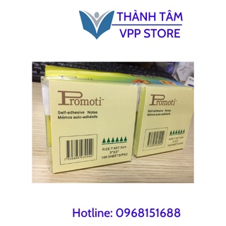 Giấy nhớ, note vàng 3x3 Promoti