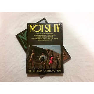Itzy mini album Not shy nguyên seal, được chọn ver.