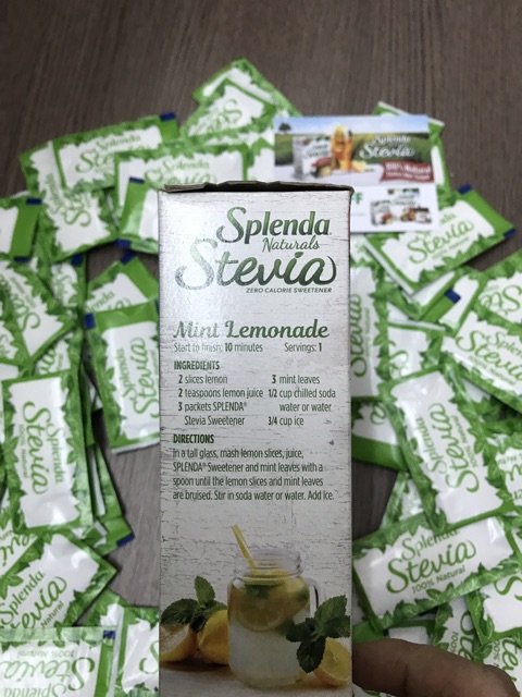 Set ( 50-100) gói đường ăn kiêng Splenda stevia naturals của Mỹ