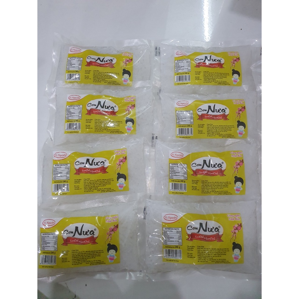 Combo 5 gói Cơm Nưa Vị Nguyên ăn kiêng DAS Keto Gói 240g