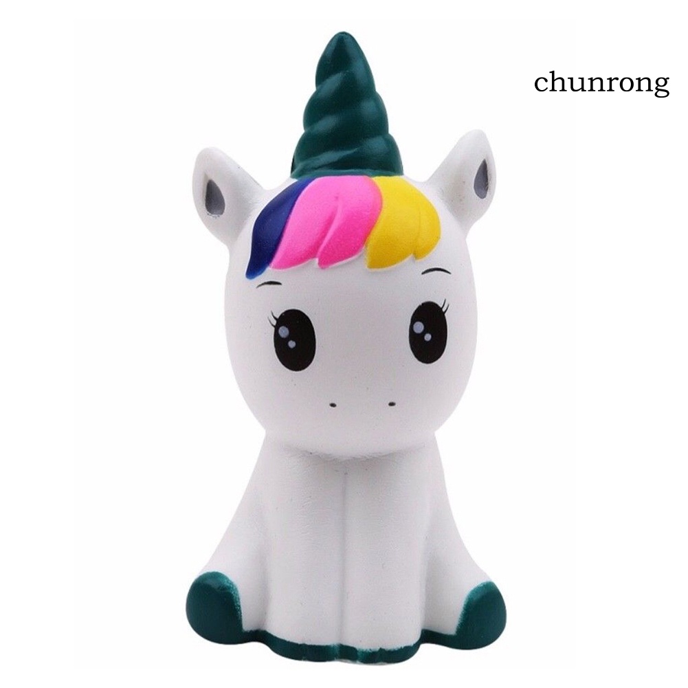 Cr Đồ chơi squishy Giảm Stress Hình Kỳ Lân Nhiều Màu Dễ Thương Cho Bé