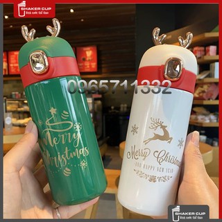 Bình giữ nhiệt Giáng Sinh Noel Tuần Lộc 450ml