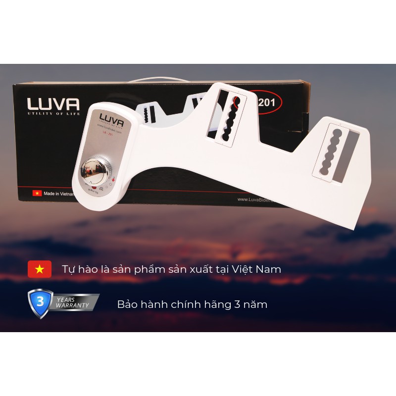 (Chính Hãng) Vòi rửa vệ sinh thông minh LUVA Bidet LB201 /BH 3 năm