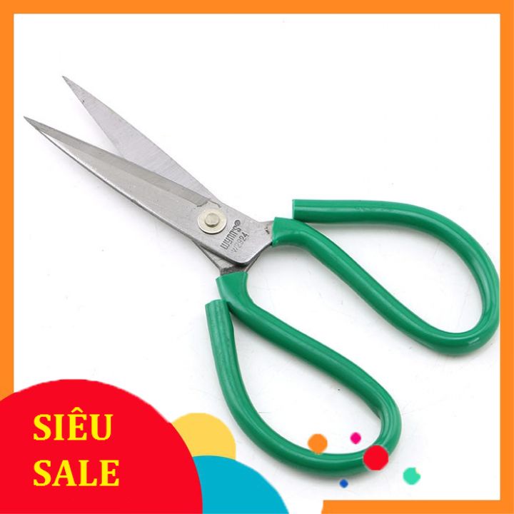 Kéo cắt đa năng loại to màu xanh