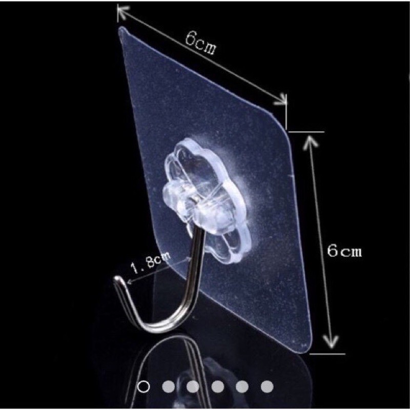 Móc dán trong suốt siêu dính tiện lợi